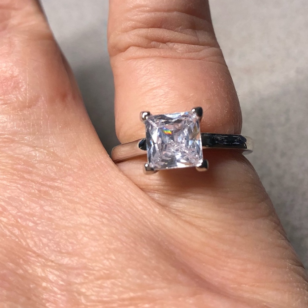 Square solitaire ring-NWOT - Picture 10 of 10